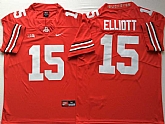 Ohio State Buckeyes 15 Ezekiel Elliott Red Nike College Football Jersey,baseball caps,new era cap wholesale,wholesale hats